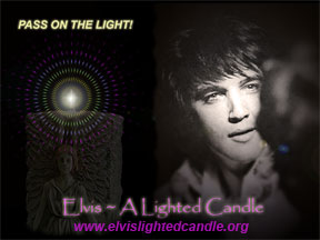 Elvis A Lighted Candle banner